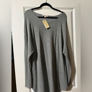 MICHAEL Michael Kors Charcoal Scoop Neck Sweater